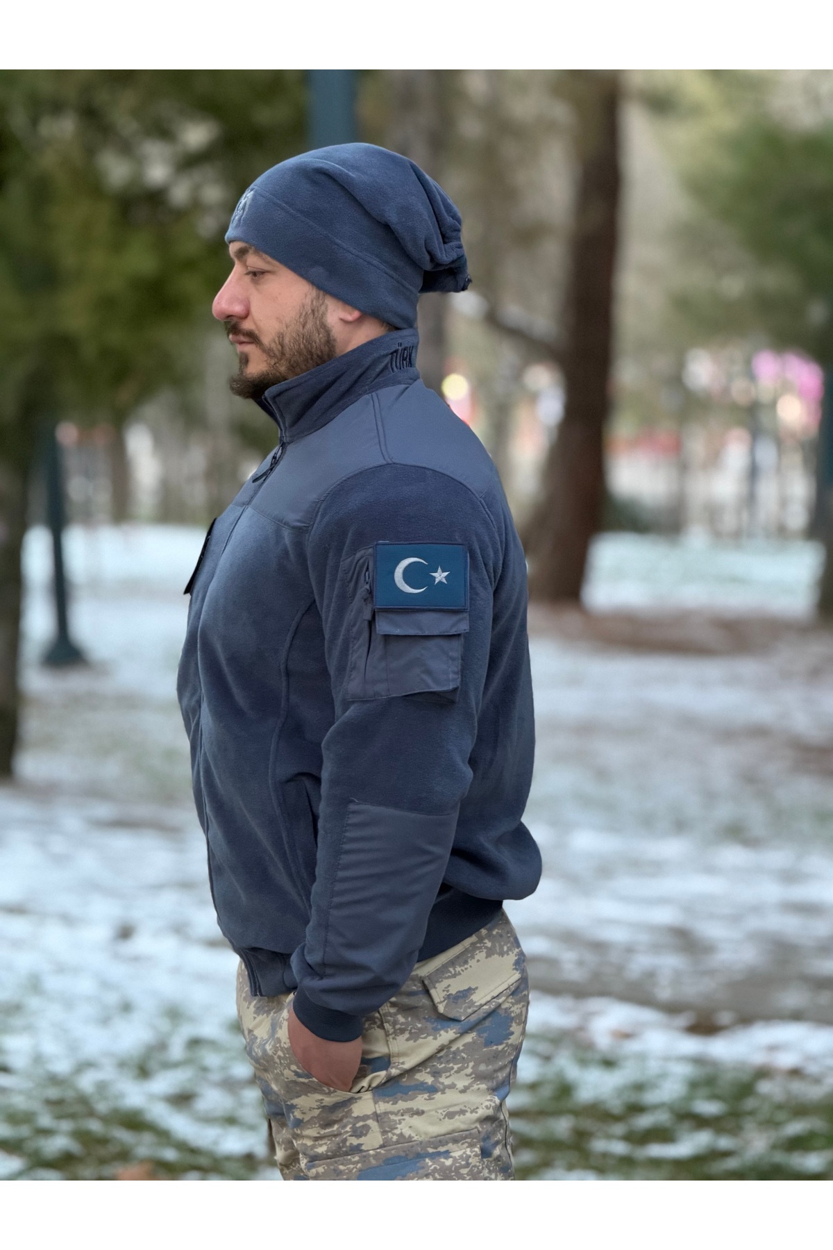 CanTertip Hava Kuvvetleri K.ATATÜRK İmzalı Istihkak Yeni Tip Havacı Polar görsel 4