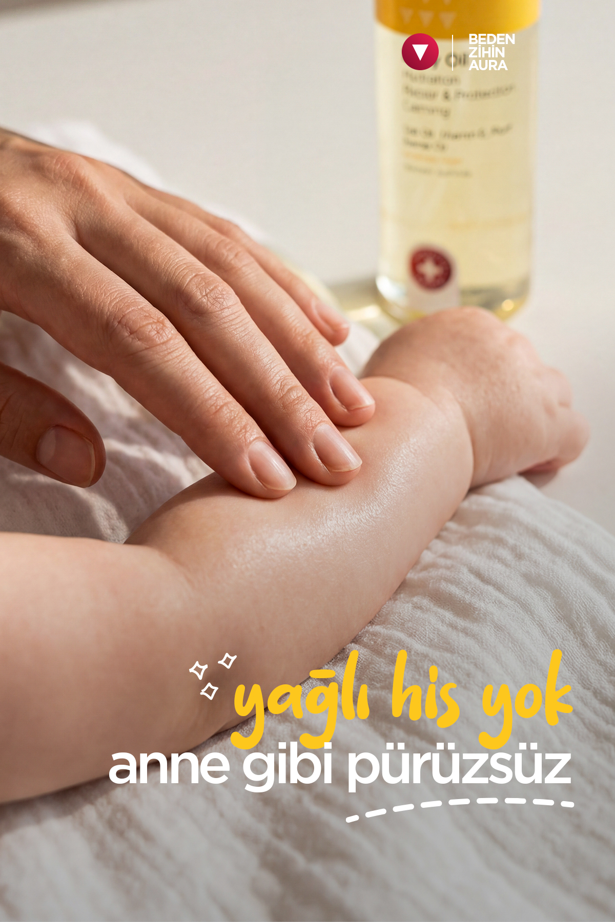MAMAAURA Bebek Bakım Yağı - Baby Oil 150 ml fotoğrafı 5 (önizleme)