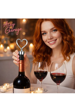 Genel Markalar Atay Garage 2 Adet Fiyatıdır Kalp Şeklinde Şarap Şampanya Yağd...