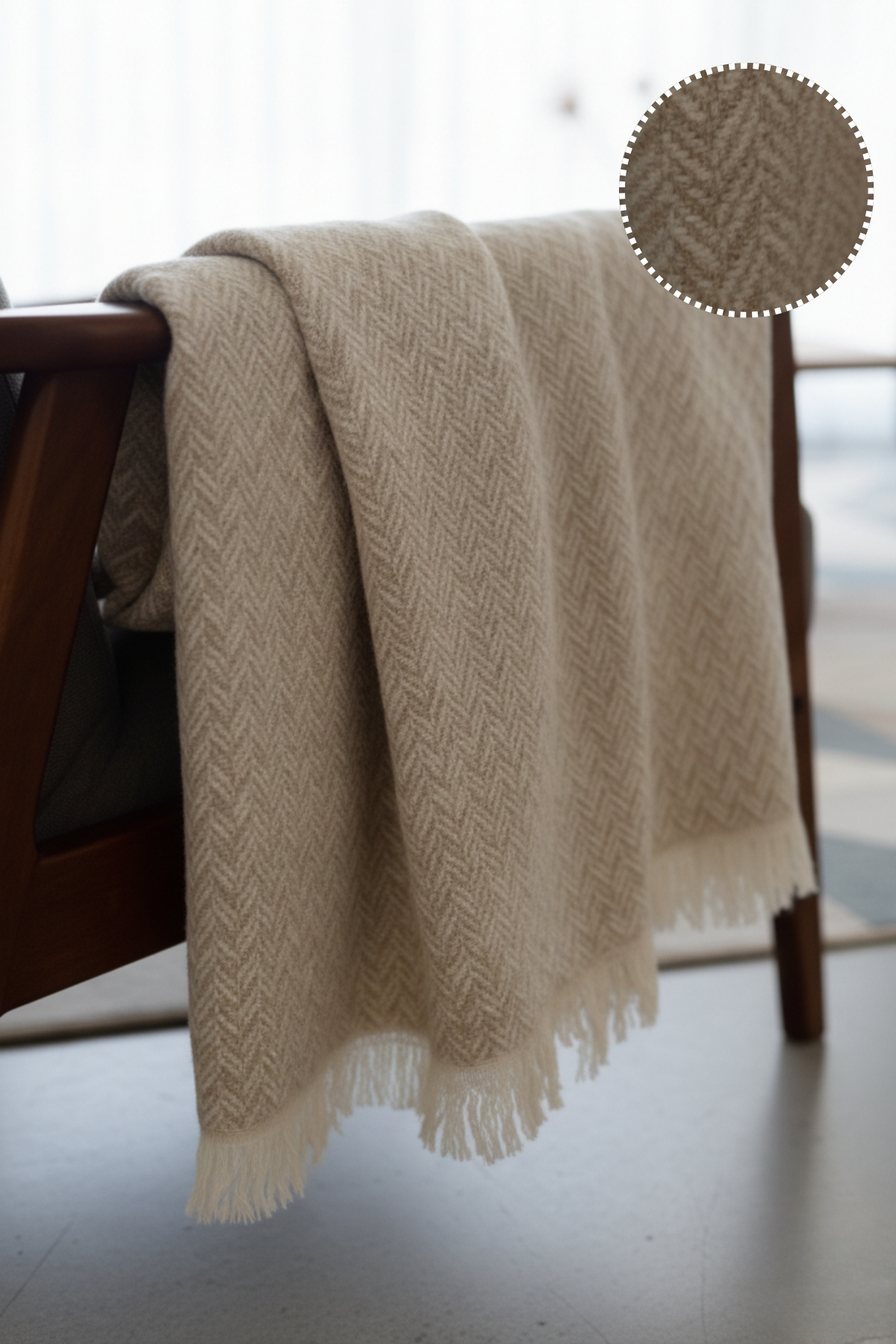 Senpai Husa de scaun din bumbac 170x210 cm, lavabila, cu dungi moderne, pentr...