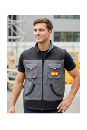 KORU İŞ SAFETY Gabardin Yelek (PATENTLİ)
