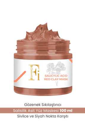 Qremfi Gözenek Sıkılaştırıcı, Siyah Nokta Karşıtı Salisilik Asit BHA Kırmızı ...