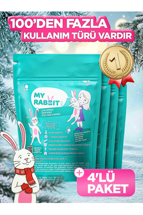 My Rabbit! Çamaşır Ve Yüzey Için Çok Amaçlı Oksijenli Toz Leke Çıkarıcı ve be...