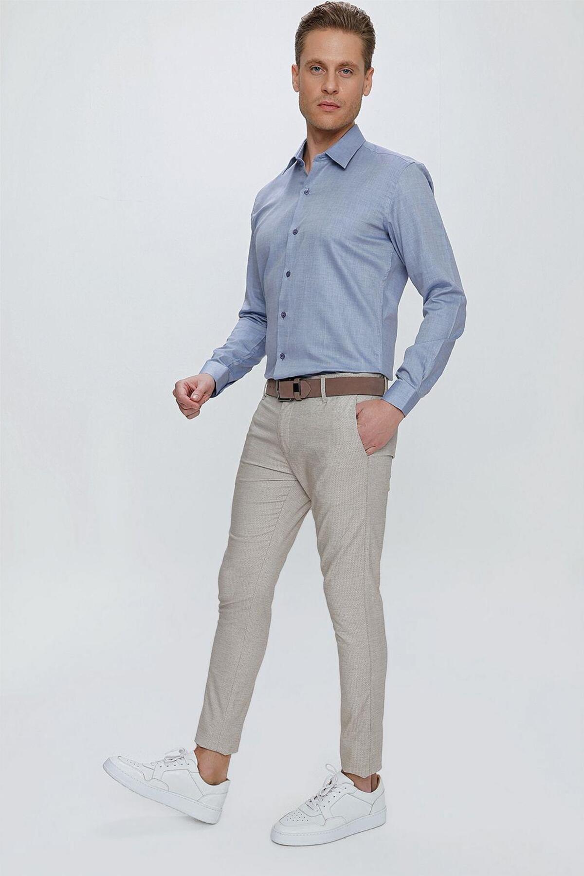 Efor  P 1111 Slim Fit Bej Spor Pantolon - Görsel 2