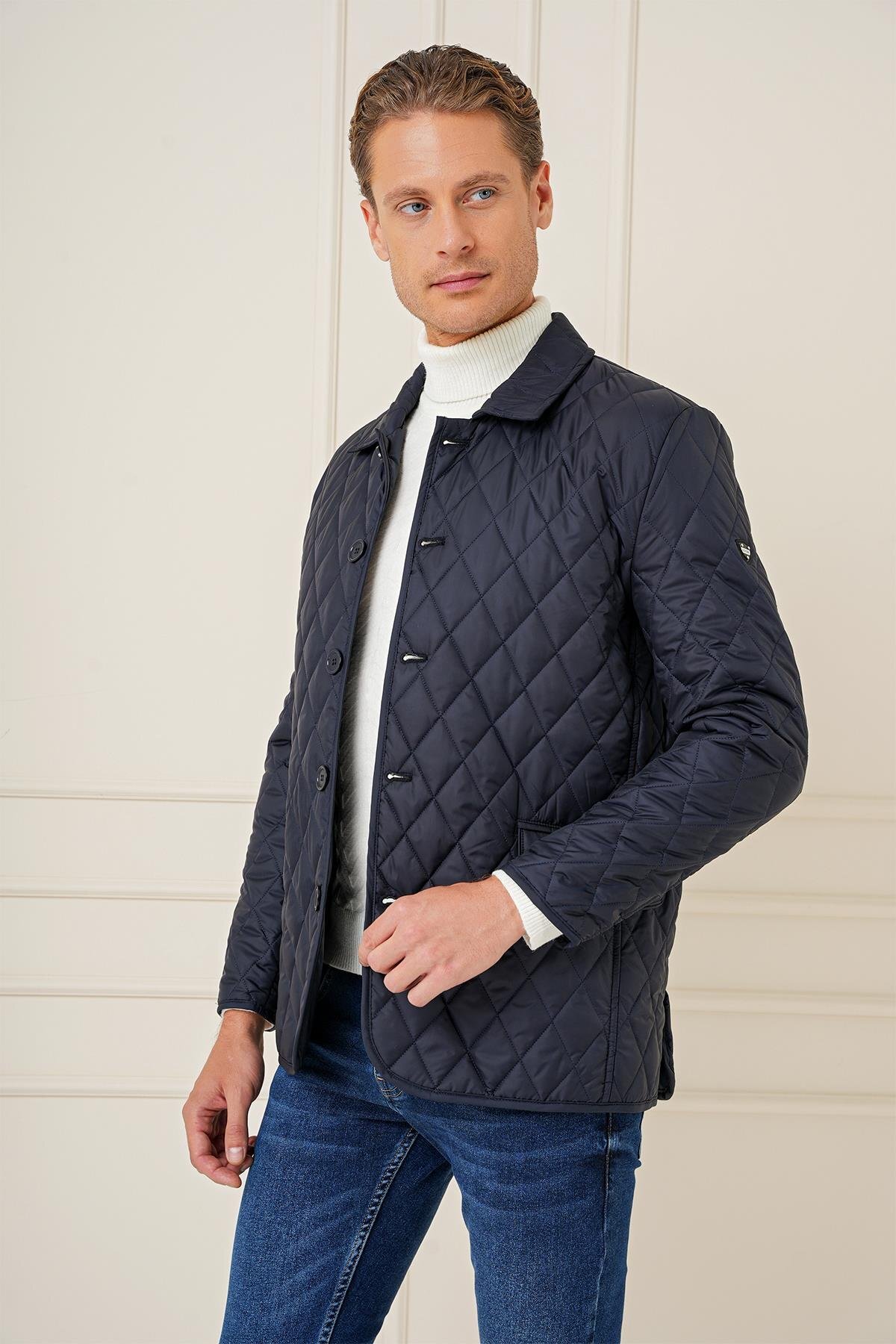 Efor  KA 081 Slim Fit Lacivert Spor Kaban - Görsel 3