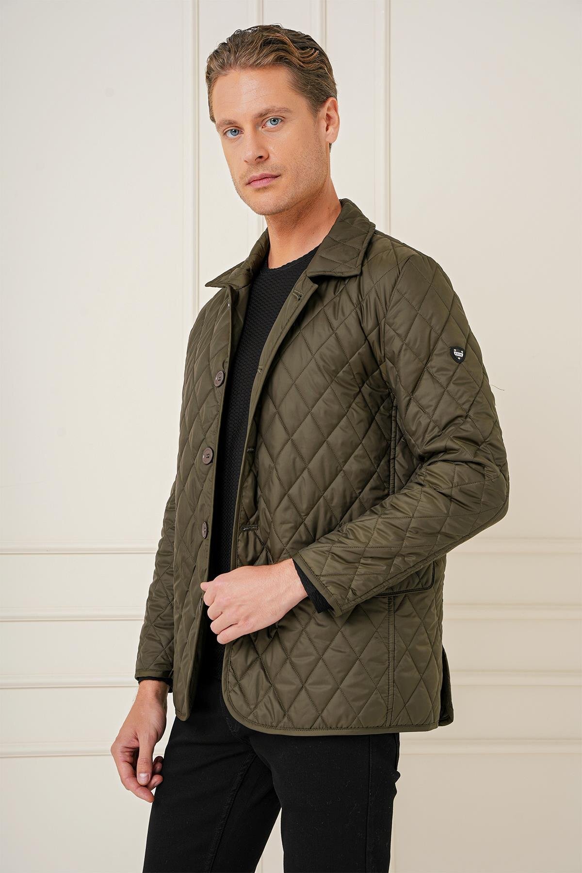 Efor  KA 081 Slim Fit Haki Spor Kaban - Görsel 5