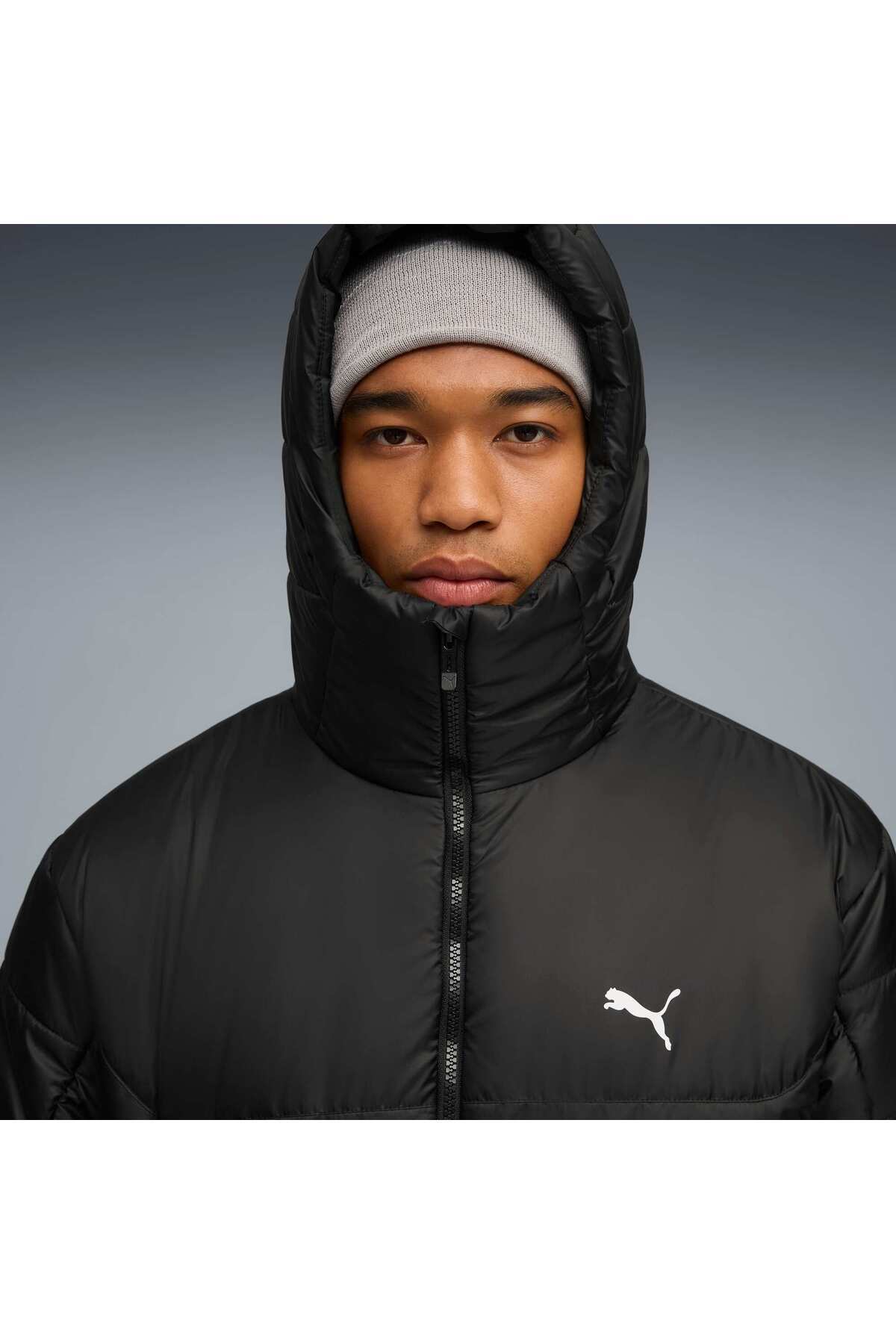 Puma  ESSENTIALS Erkek Kapüşonlu Mont - Görsel 5