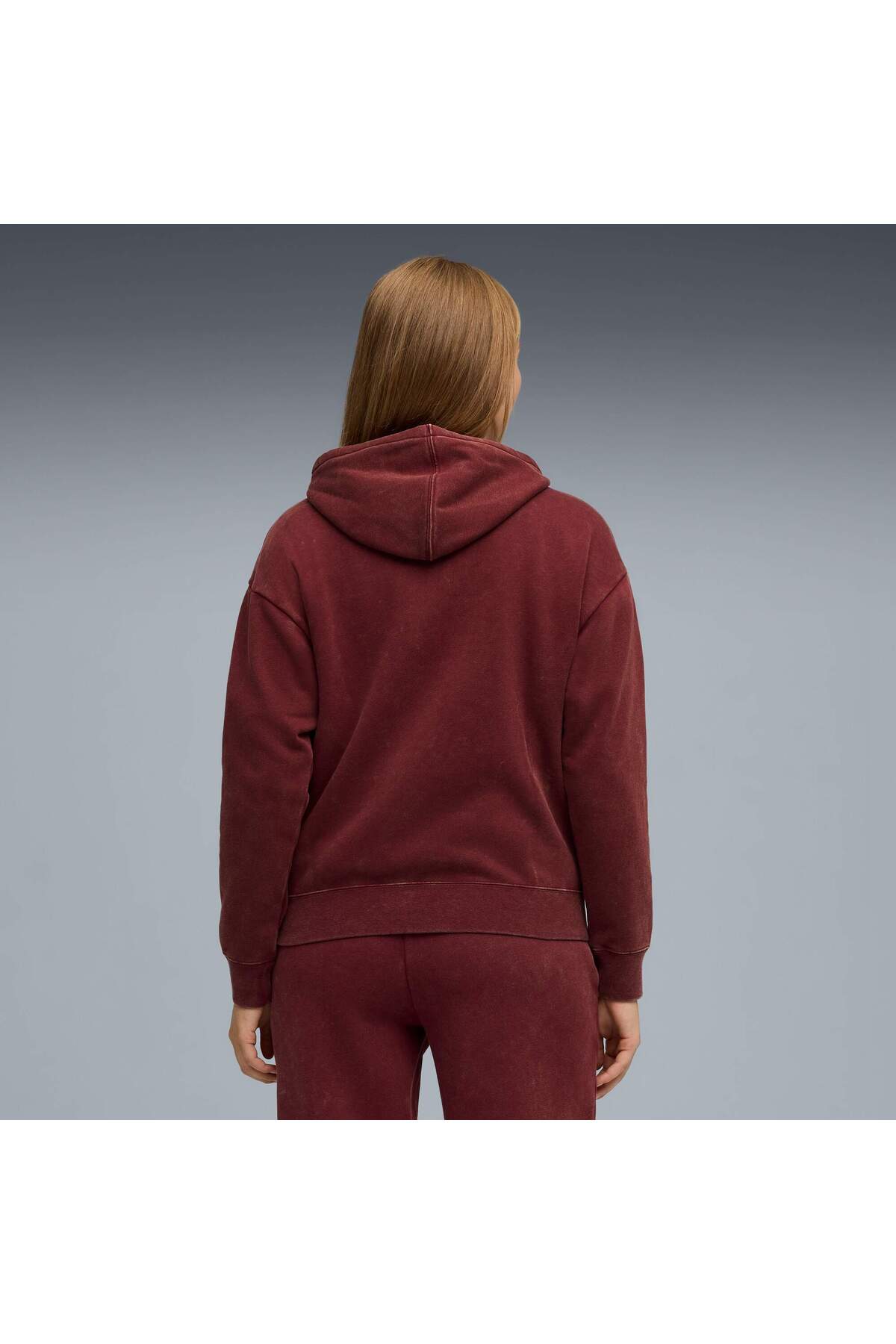 Puma ESSENTIALS Elevated Kadın Geniş Kesim Kapüşonlu SWEATSHIRT görsel 3