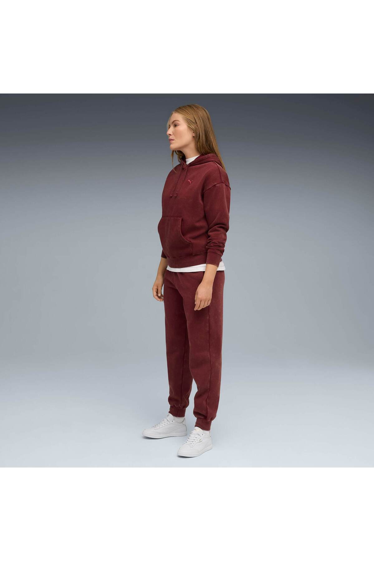 Puma ESSENTIALS Elevated Kadın Geniş Kesim Kapüşonlu SWEATSHIRT görsel 2