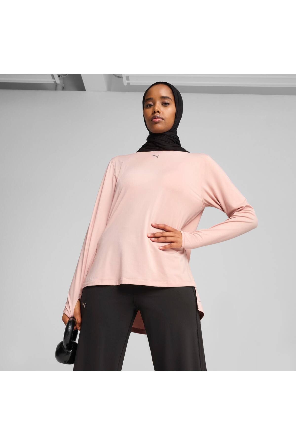 Puma MODEST OVERSIZED TEE Rose Quartz görsel 7