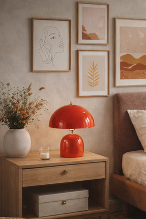 HOMİNG Alabama Abajur Kırmızı 242470