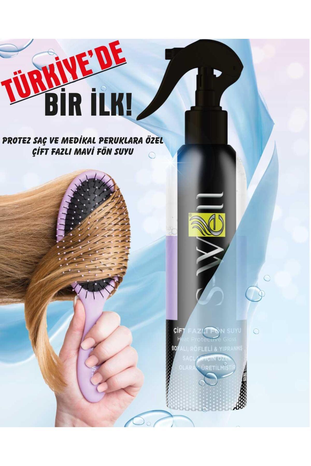 ® | Protez Saç ve Medikal Peruklara özel Çift Fazlı Mor Fön Suyu 400 ml — MOR-400 — تصویر 3 از 3