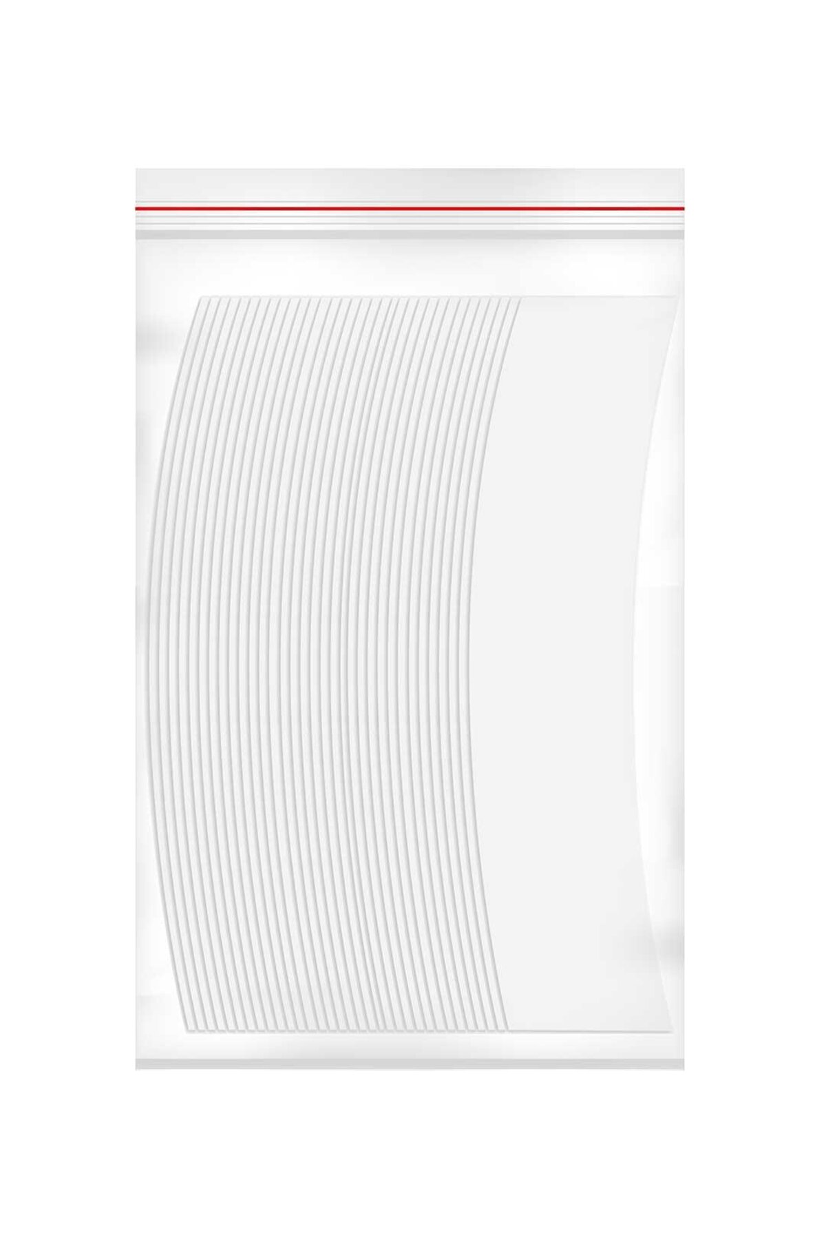 Lace Front™ Protez Saç Bandı Oval "C″ (2,0 x 7,5 cm) 36 Adet — 816090020473 — تصویر 2 از 4