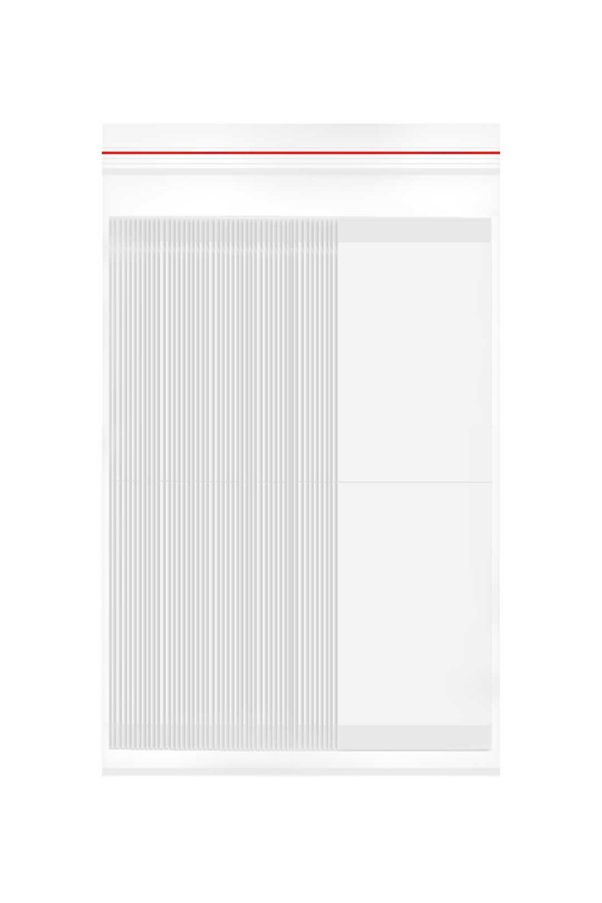 نوار موی مصنوعی Clear™، تخت، 1 اینچ در 3 اینچ (2.5 سانتی‌متر در 7.5 سانتی‌متر)، 36 عدد — 1522 3 — تصویر 2 از 4