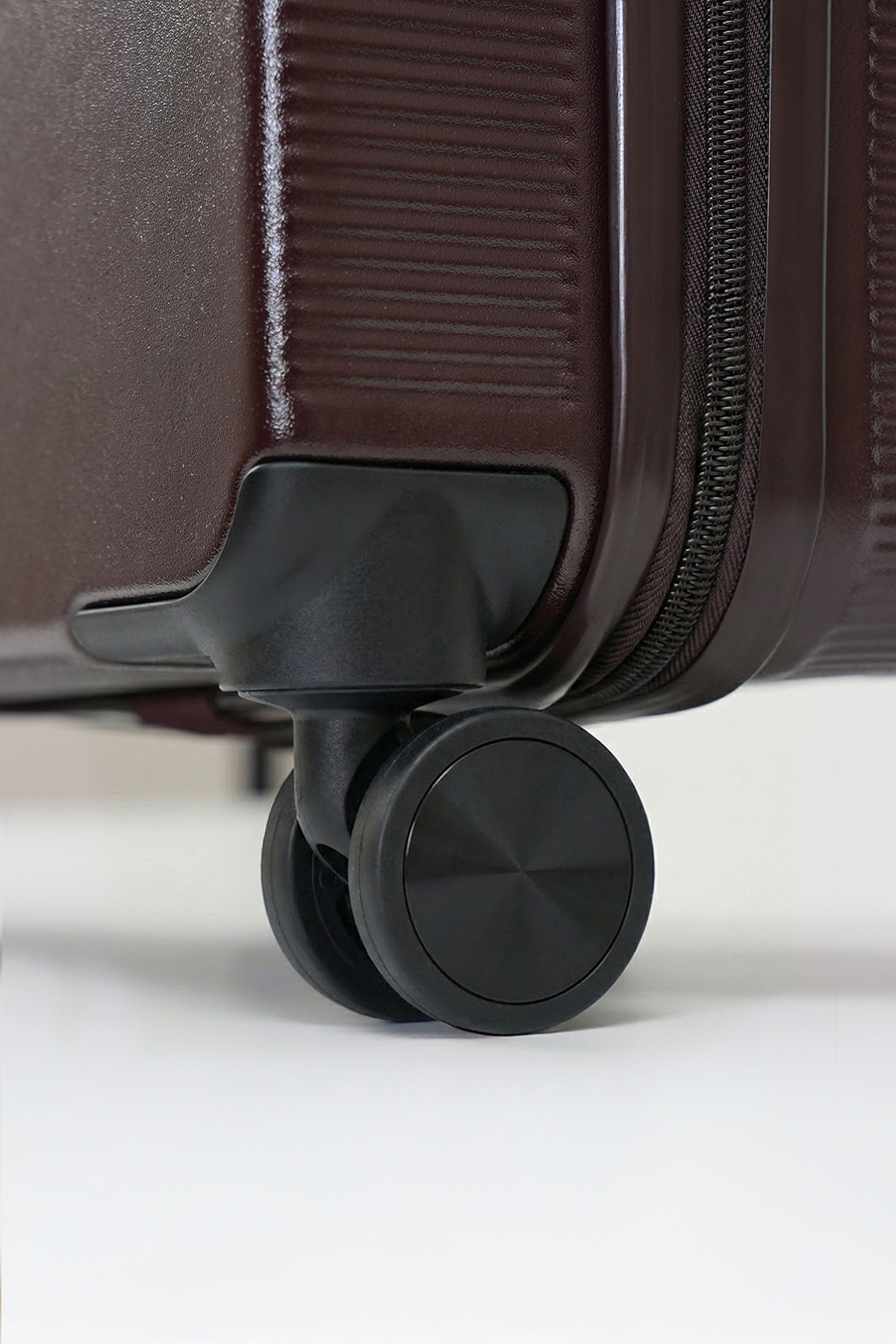 GROUND  Jade Orta Boy Valiz Geniş Çekçekli – Patlıcan Moru - 10670 - Görsel 6