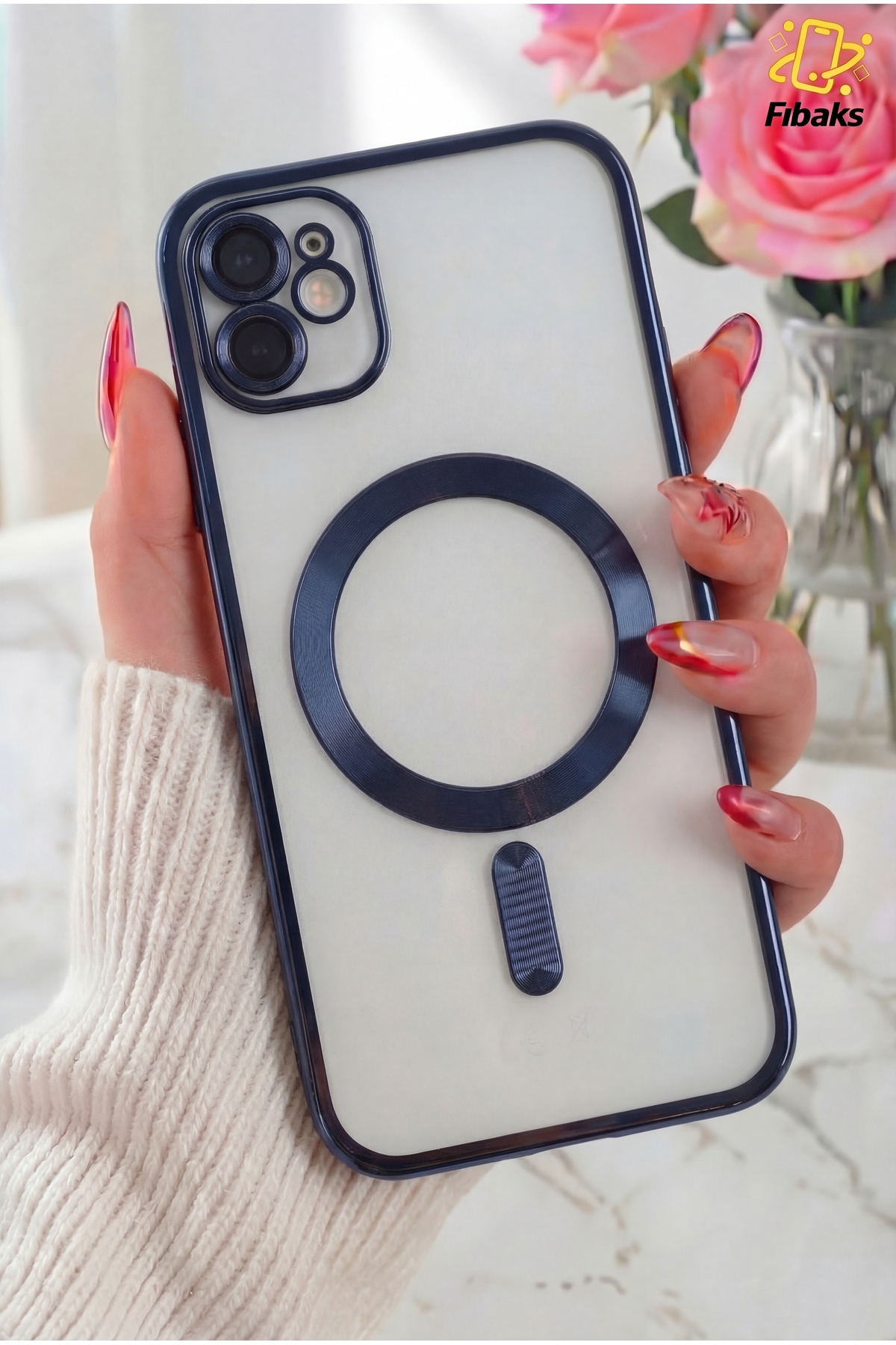iPhone 11 Case Camera Lens Protected Magsafe Charging Lock Transparent Color Soft Cover