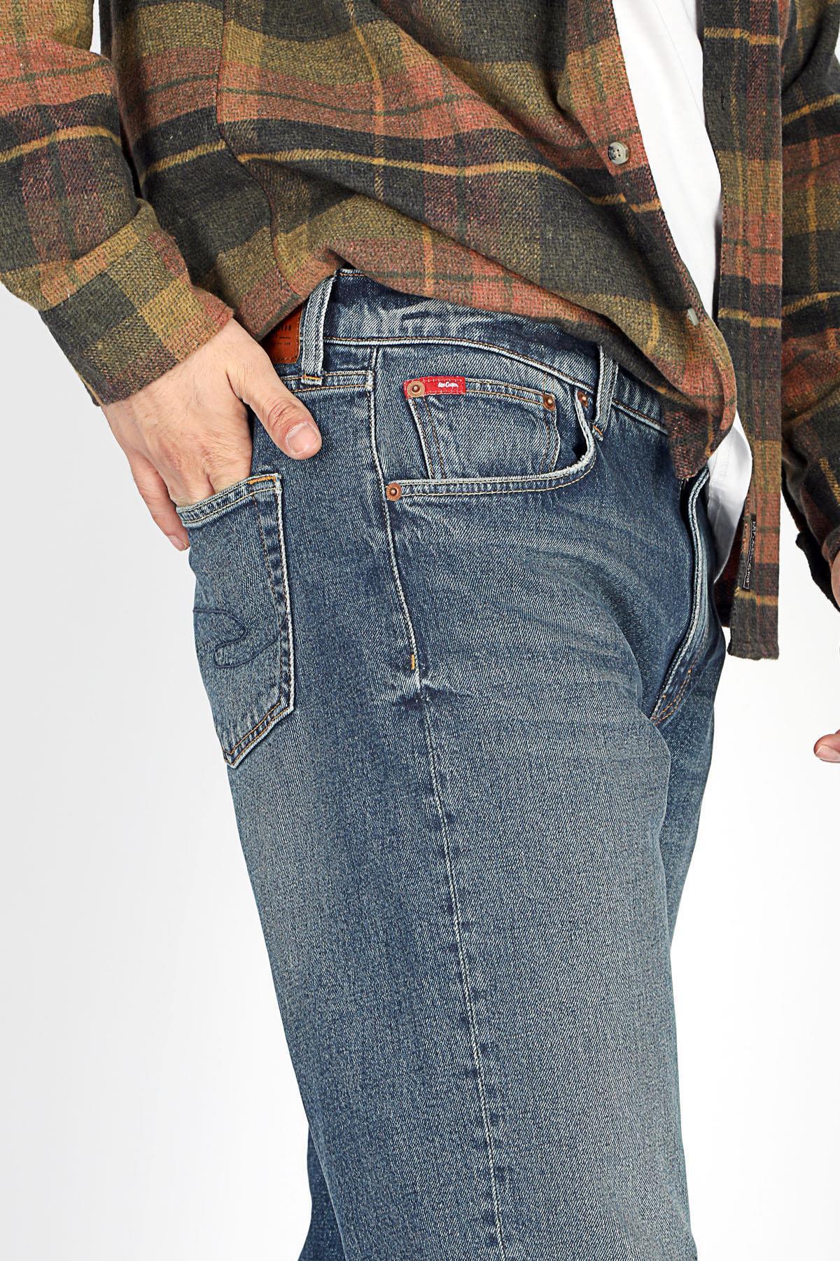 Lee Cooper  RICKY FRANCESCA MID Regular Fit Straight Erkek Denim Pantolon 251 LCM 121018 - Görsel 5