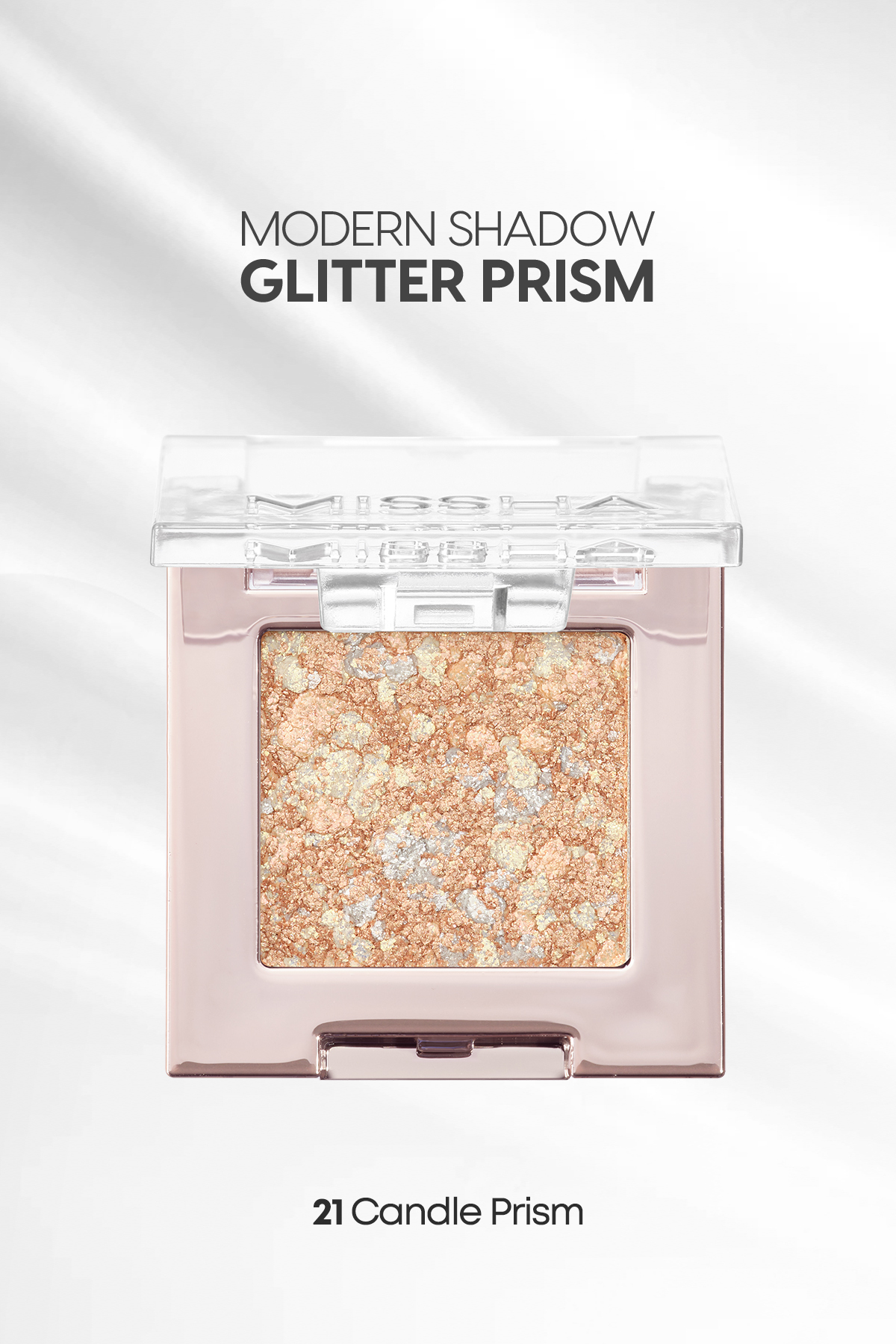 Missha Topaklanmayan, El Yapımı Glitter Far Modern Shadow Glitter Prism (No.21 Candle Prism) — طلایی 111590