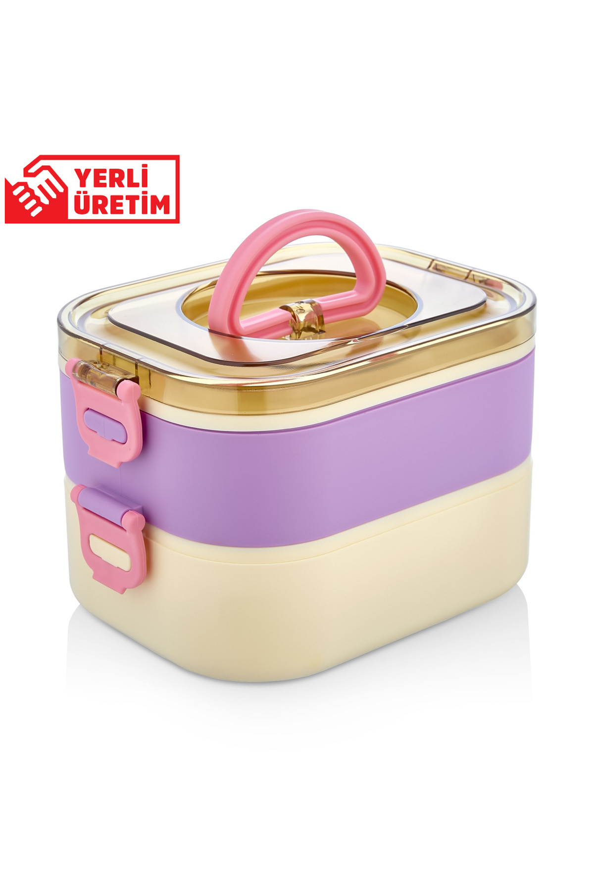 Yeni Nesil Sefer Tası Lunch Box Beslenmez Kabı Paslanmaz Çelik 1300 ml