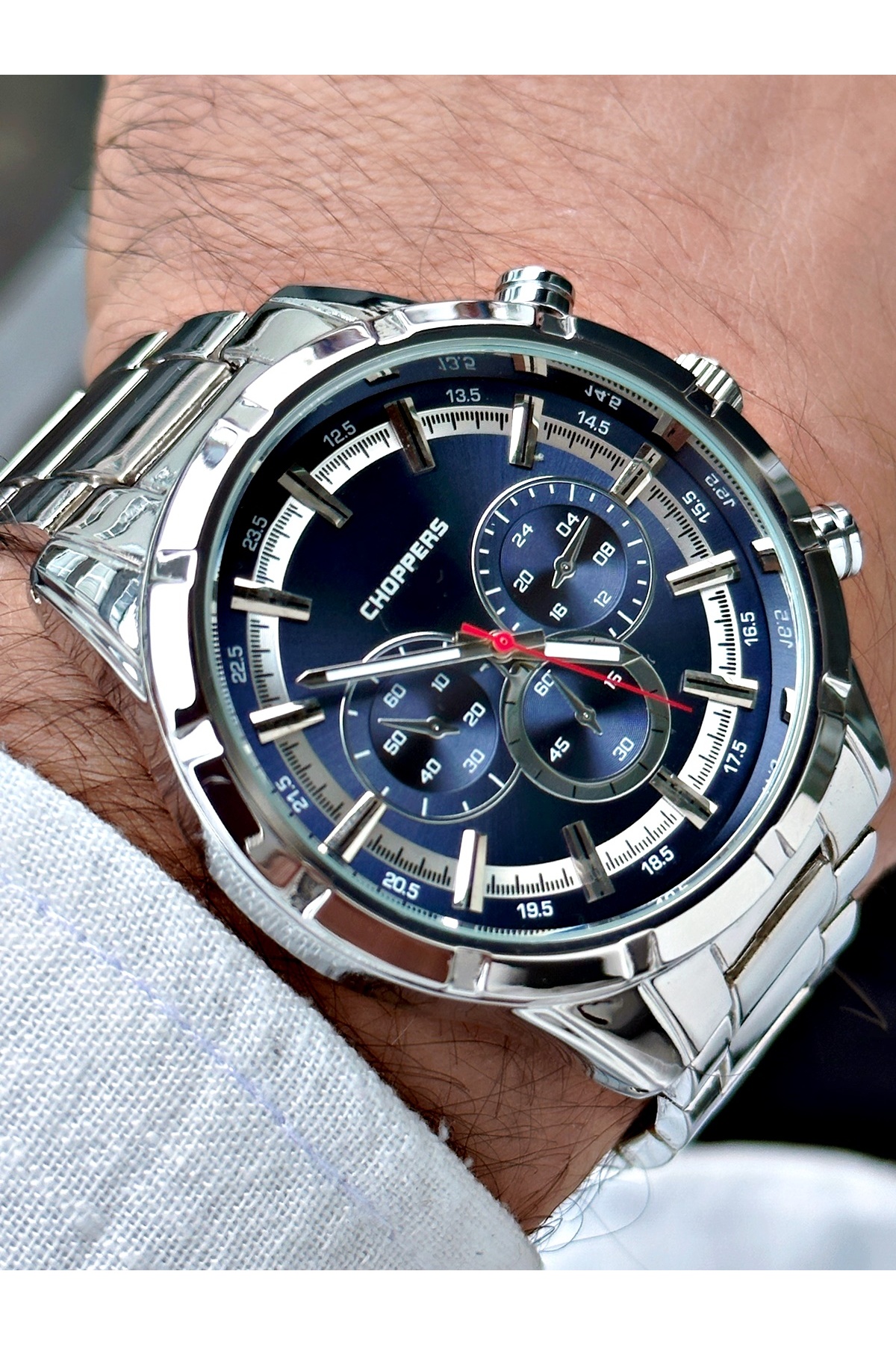 Choppers  Yeni Sezon Metal Erkek Kol Saati+satıcı Garantili