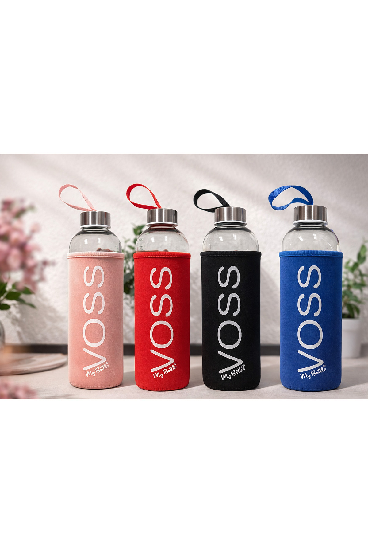 My Bottle Borosilikat Kılıflı 0,5 Litre Matara Cam Suluk 500ml Cam Su Sişesi — görsel 2