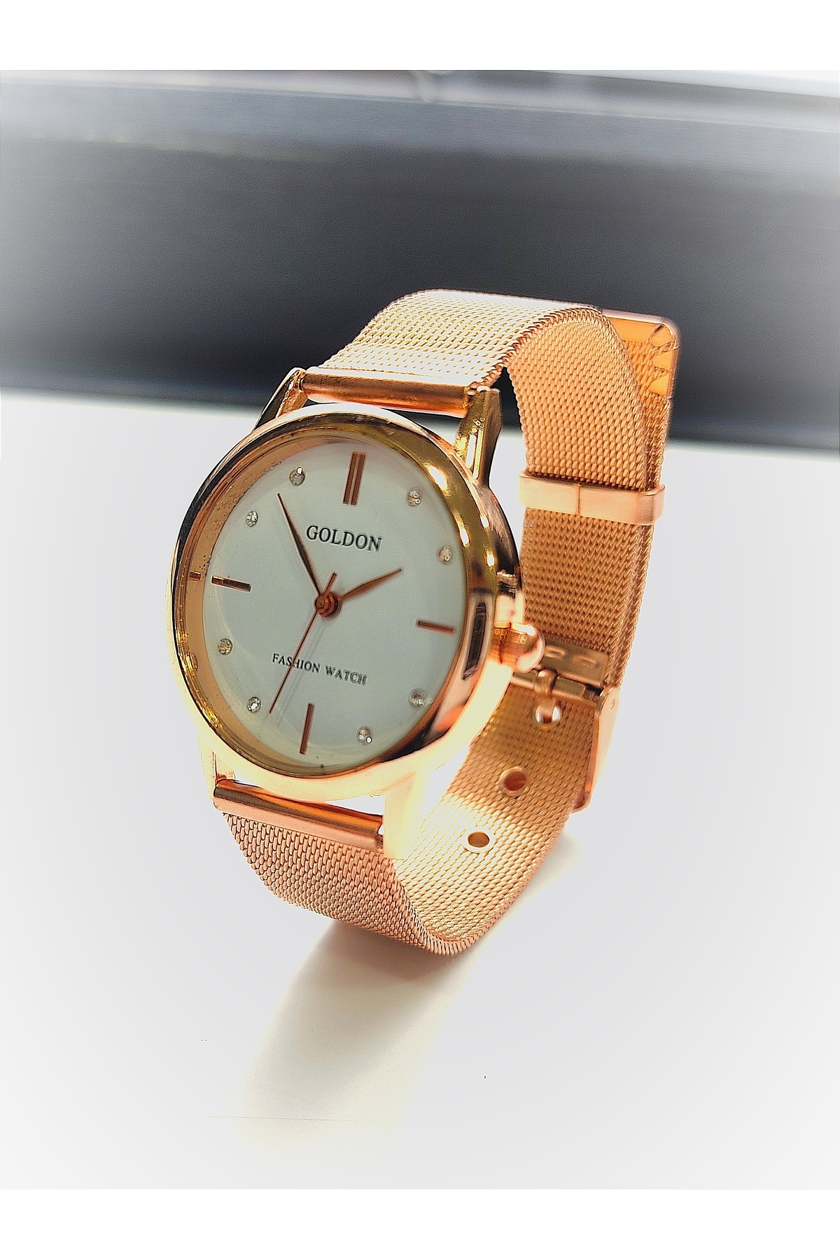 GOLDON  Vintage Model Hasır Kordon Kol Saati - Görsel 3