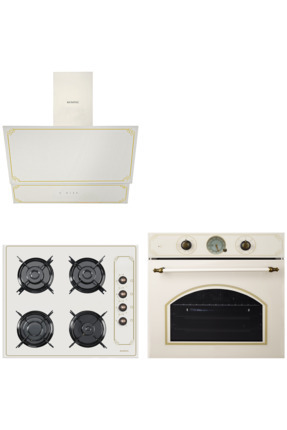 KUMTEL Rustik Pro Ankastre Set - Bej