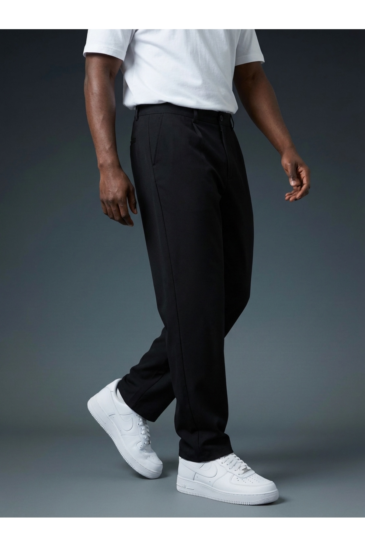 KHAYN  BAGGY ÖNÜ PİLELİ KUMAŞ PANTALON K2013KP - Görsel 2