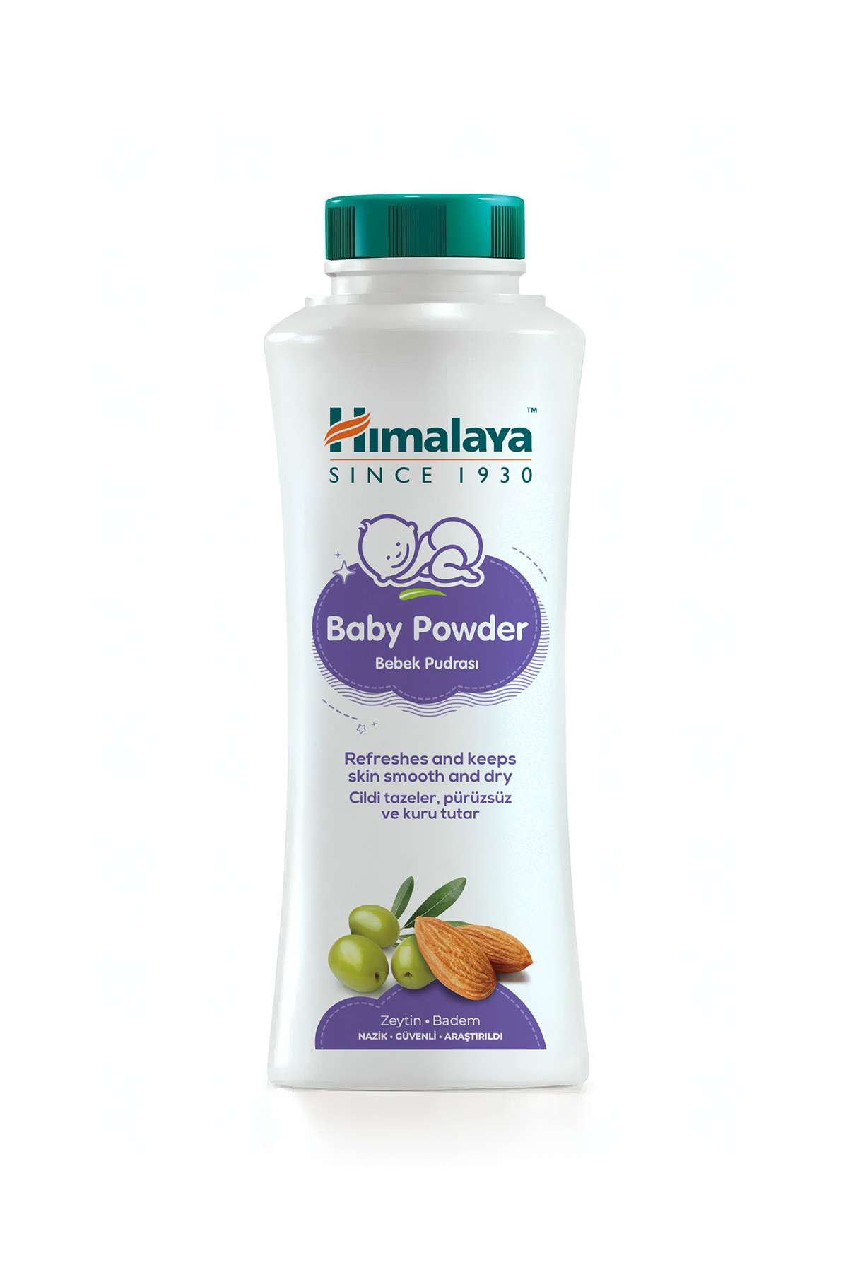 Himalaya Since 1930 Hassas Bebek Pudrası 200 Gr, Hassas Ciltler, Zeytin, Badem Yağı, Paraben, Silikon Içermez fotoğrafı 2 (önizleme)