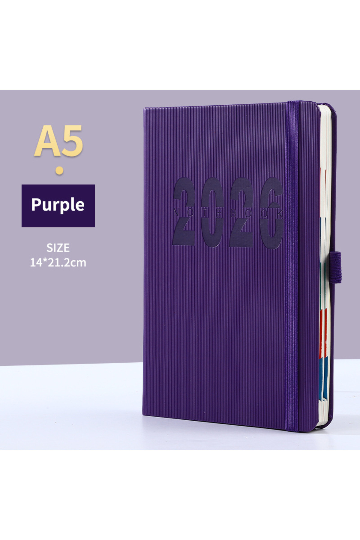 Choice A5 Purple-400 Pages 2026 Productivity Planner&Habit Tracker Set ...