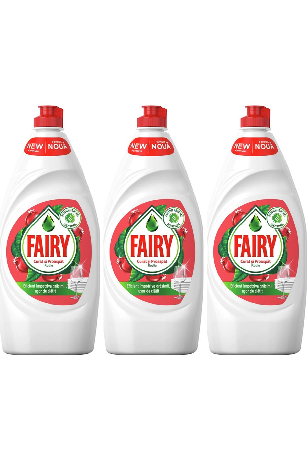 Fairy Set 3 BUCATI Detergent lichid pentru spălat vase 450ml rodie