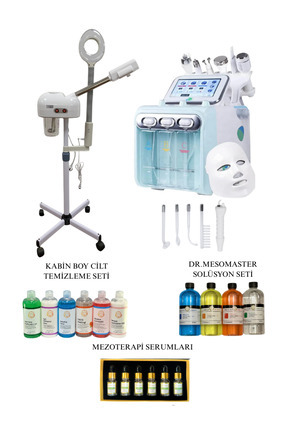 HYDRACOLOR Toplam 9 Fonksiyon Hydrafacial Vapozon Buhar (AMERİKAN CİLT BAKIM ...