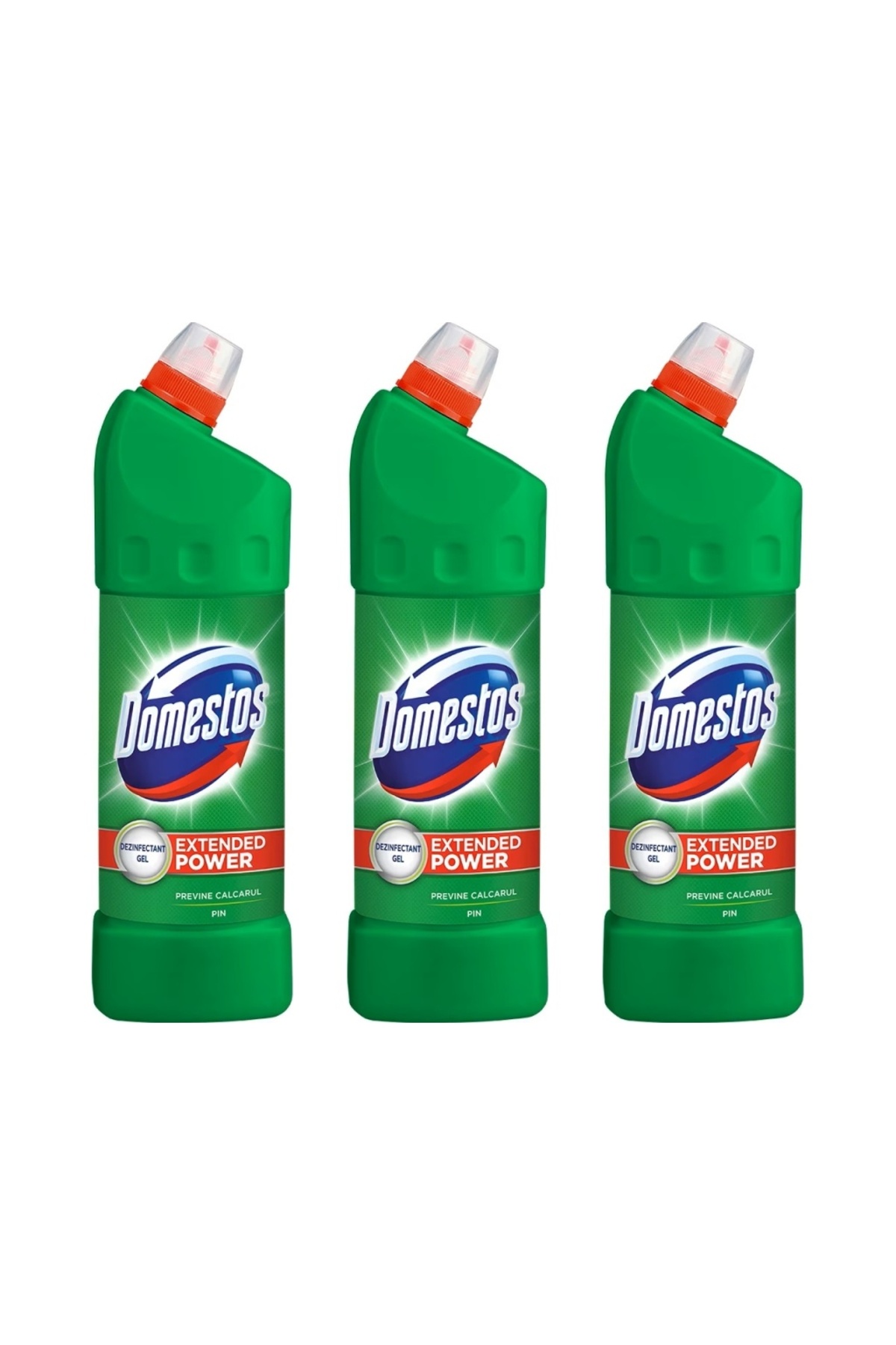 Domestos Set 3 BUCATI Detergent Dezinfectant Wc, 750 ML