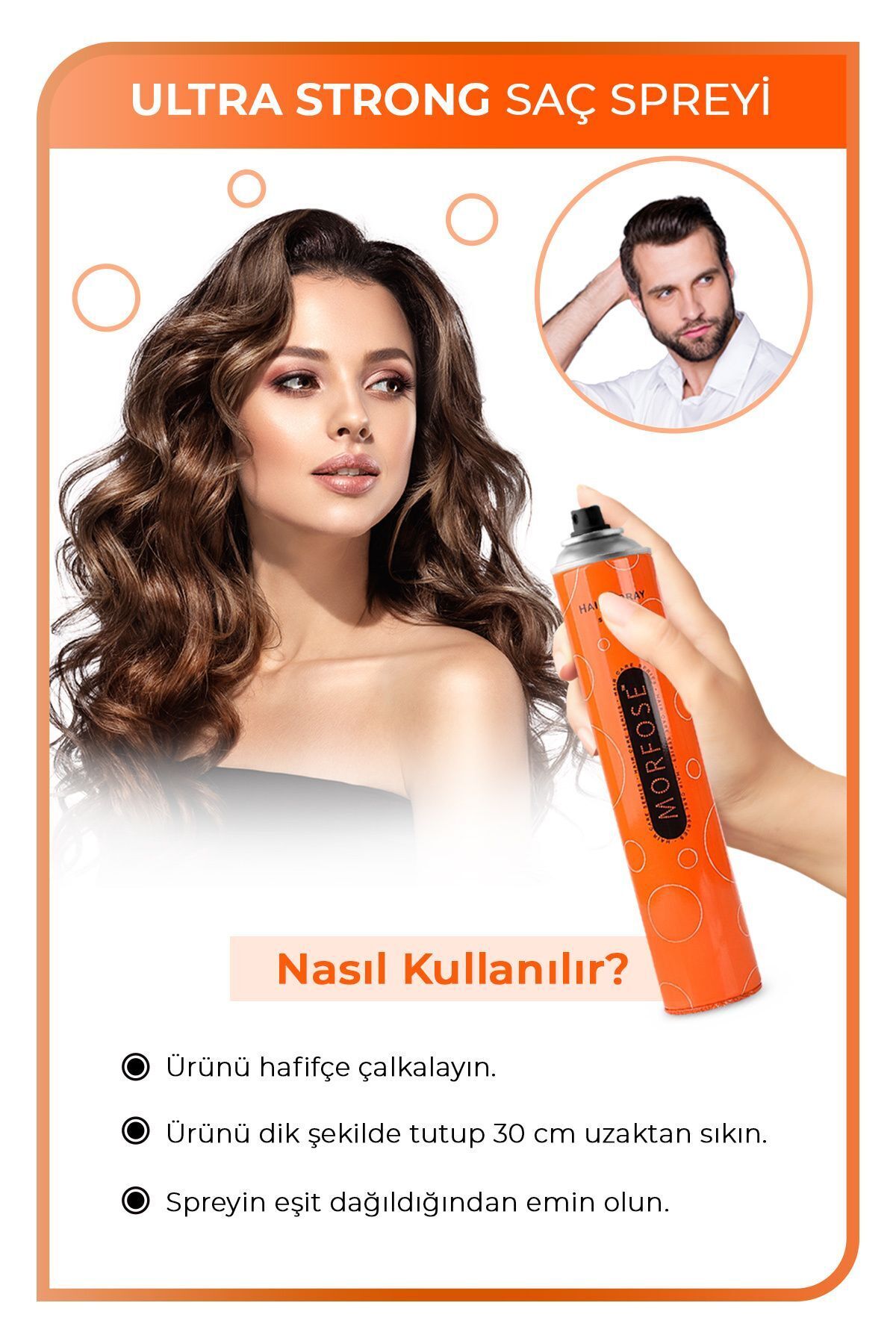 Ultra Sert Saç Spreyı 400 ml X 3 Adet — 86986553800466 — تصویر 5 از 5