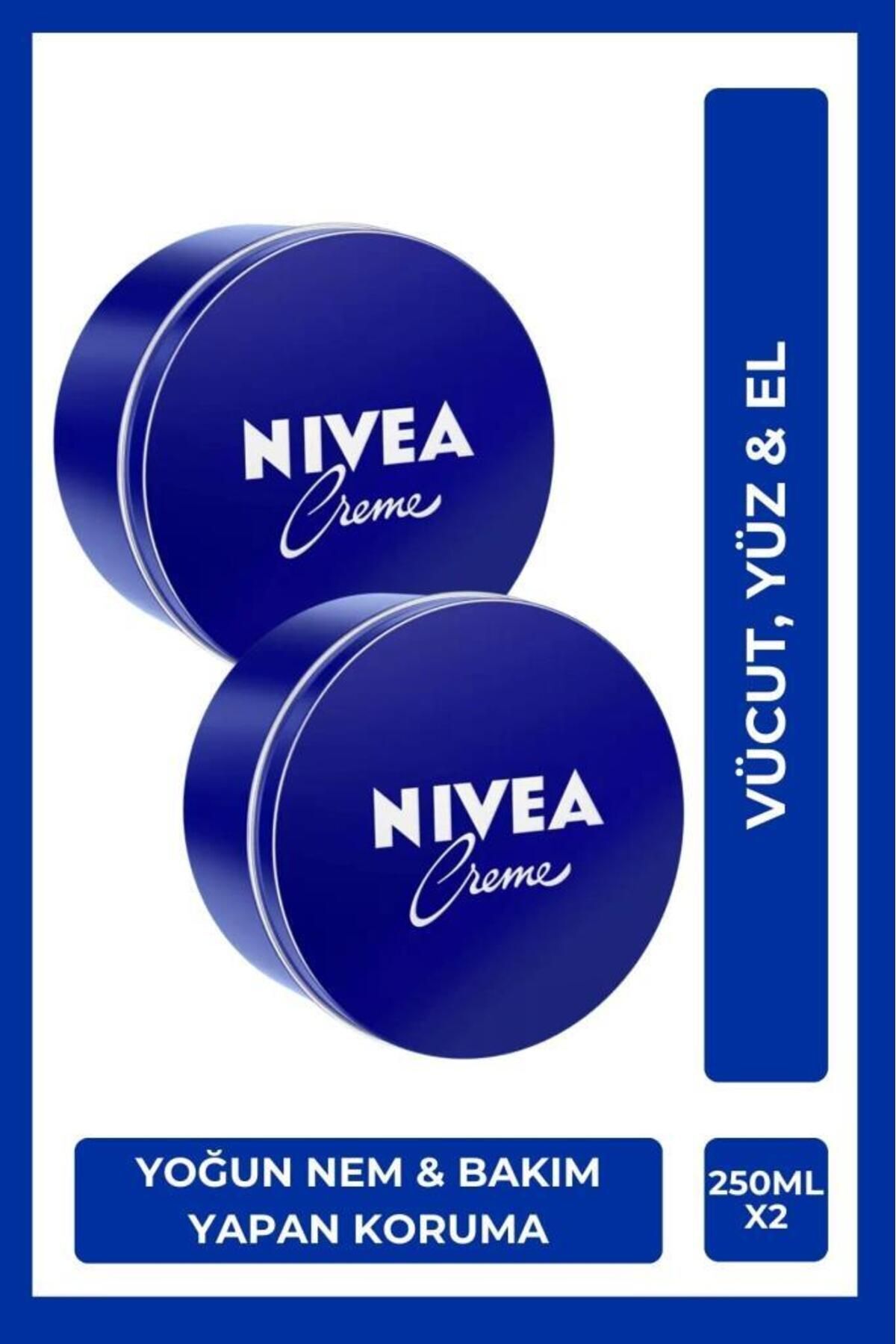 Nemlendirici Creme 250ml, El Yüz Vücut, Bakım Yapan Koruma, Eucerit, Yumuşak Cilt, X2 Adet — 04005900308832 — تصویر 2 از 7