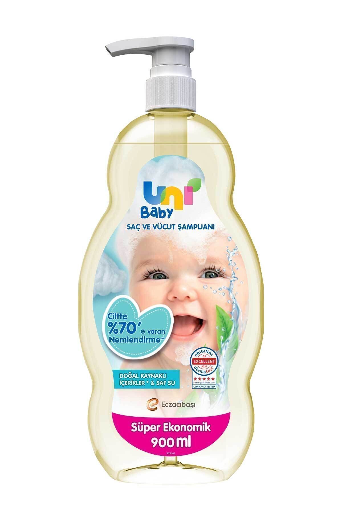 Uni Baby Saç Ve Vücut Şampuan 900 ml 3'lü fotoğrafı 3 (önizleme)