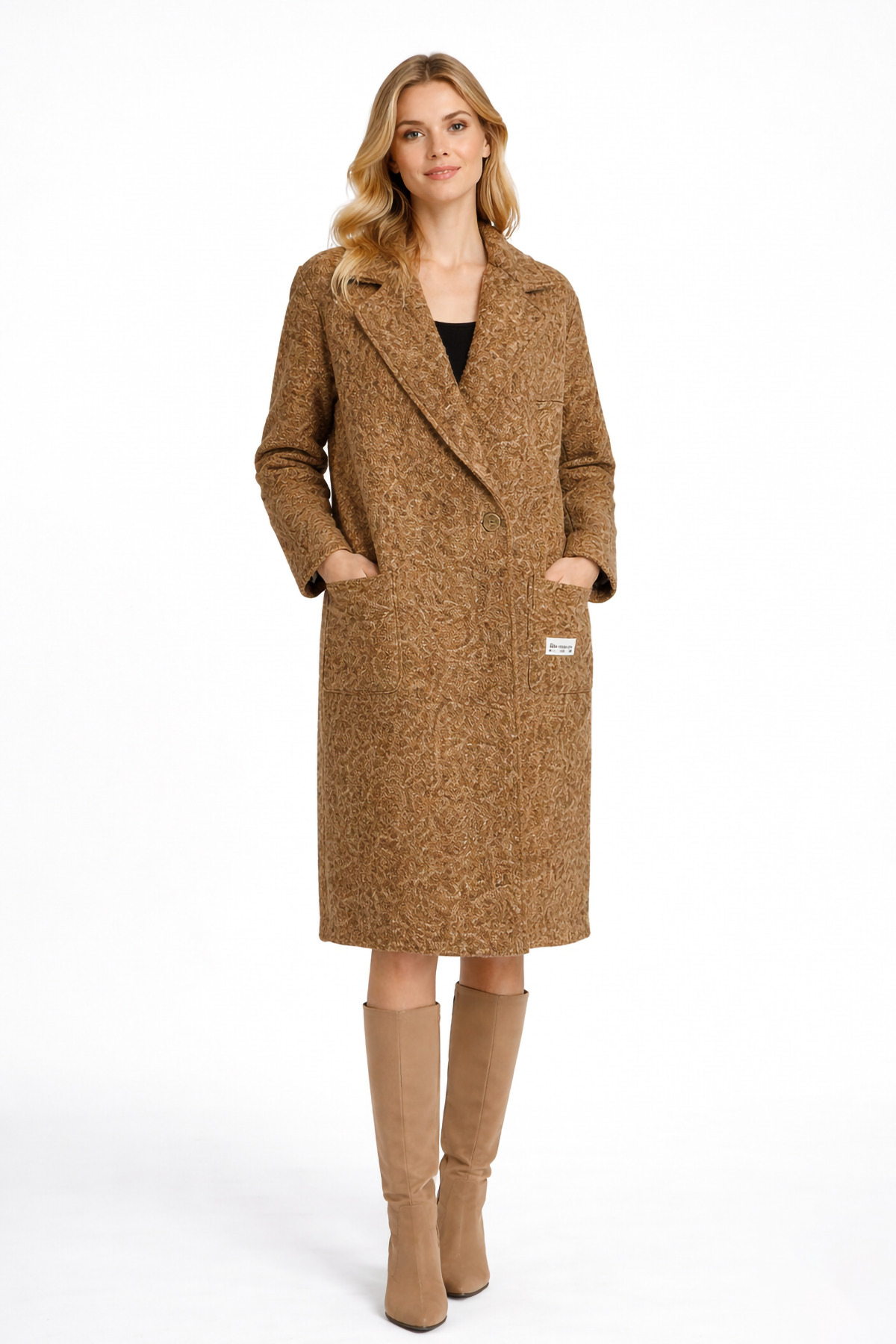 Cananca Tekstil Astarsız Kaban oversize