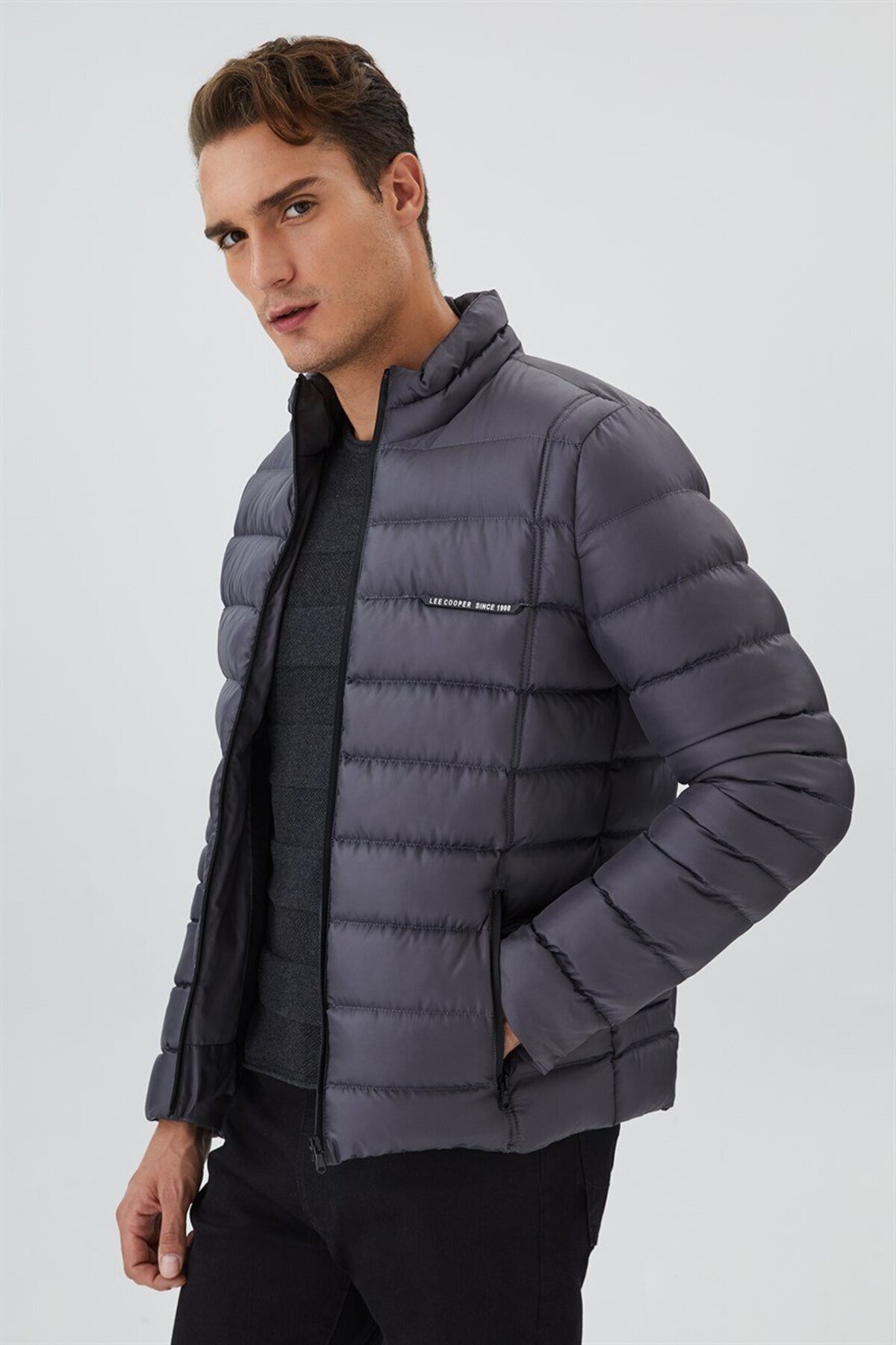 کاپشن مردانه یقه ایستاده | لی کوپر Lee Cooper 231 LCM 232010 TR - تصویر 3