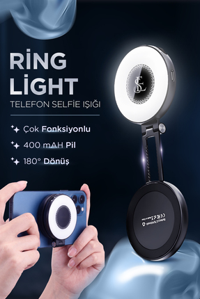 EN SİGA LED Selfie Ring Light Telefon Selfie Işığı