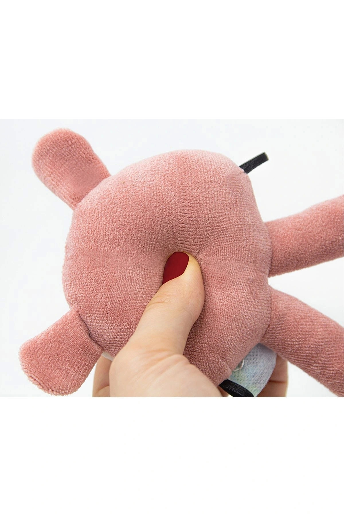 Babyjem Çıngıraklı Kedi Oyun Arkadaşım Gül Kurusu fotoğrafı 4 (önizleme)