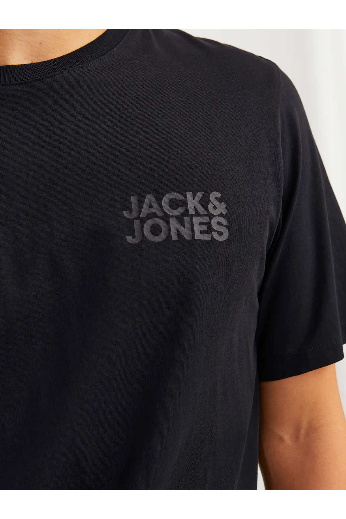 تیشرت مردانه اسلوگان آستین کوتاه | جک اند جونز Jack & Jones ZLE12151955ZİLMOD - تصویر 4