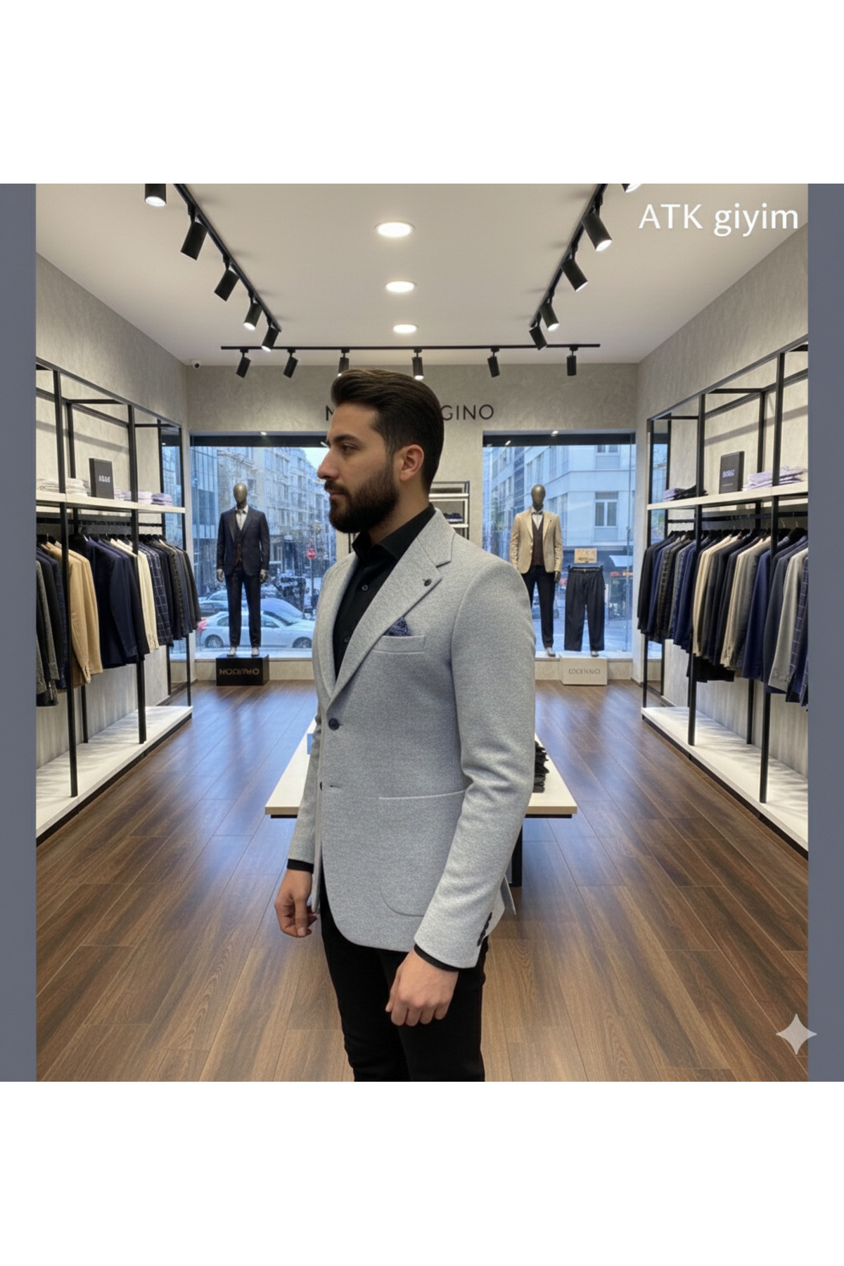 shop  BLAZER CEKET ASTARL SLIMFIT YAZLIK İNCE SIK TASARIM - Görsel 2