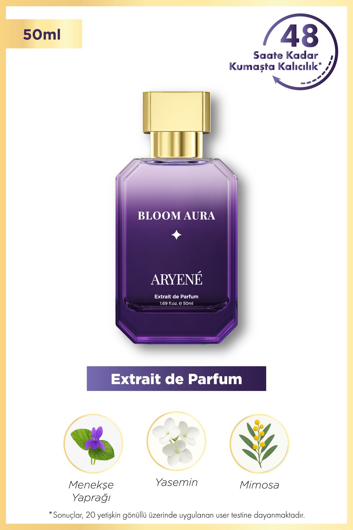Aryene Bloom Aura Début – Extrait de Parfum Kadın Parfümü 50 ml | Narin Çiçeksi & Odunsu | Uzun Süre Kalıcı - Fiyatı, Yorumları