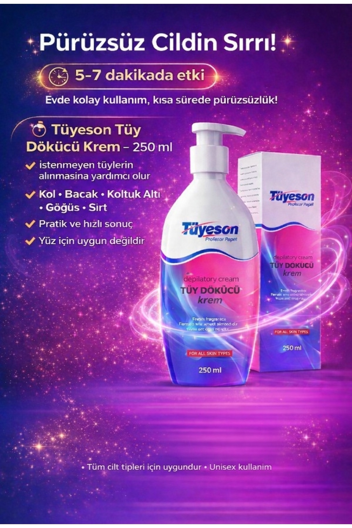 PROFFESOR PAPEL tüyeson tüy dökücü krem - Fiyatı, Yorumları