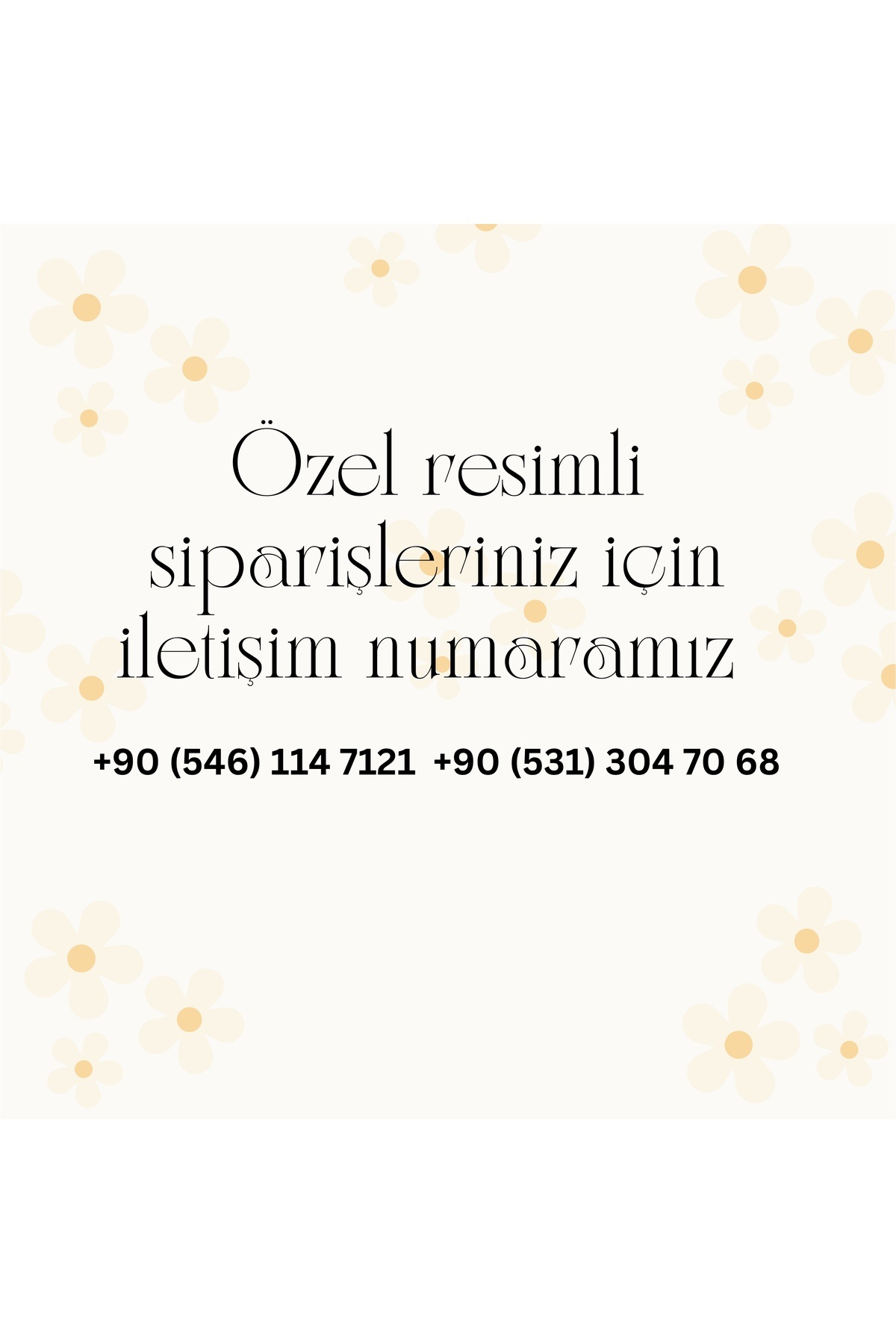 GUGES 10 Adet Özel Tasarlanmış Kart Ve Papatya Mum. Bebek Doğum, Babyshower, Doğum Günü, Hediyelik fotoğrafı 3 (önizleme)