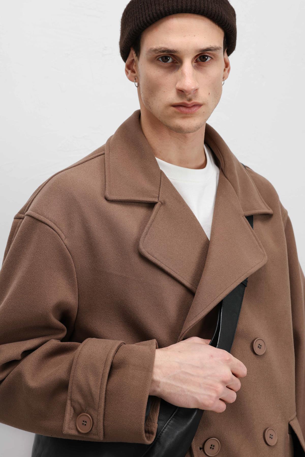 Vamos Oversize Kaban Vizon görsel 7