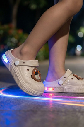 Twingo Çocuk Işıklı Emojili Cross Ortopedik Terlik Unisex