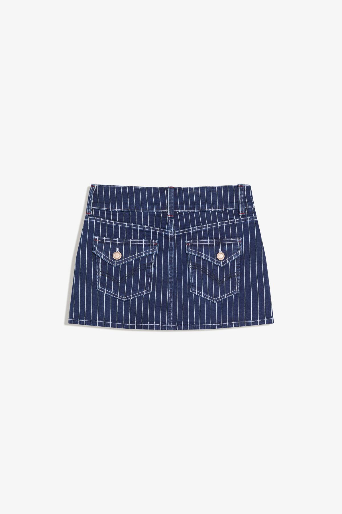 Bershka  Denim şort etek - Görsel 6