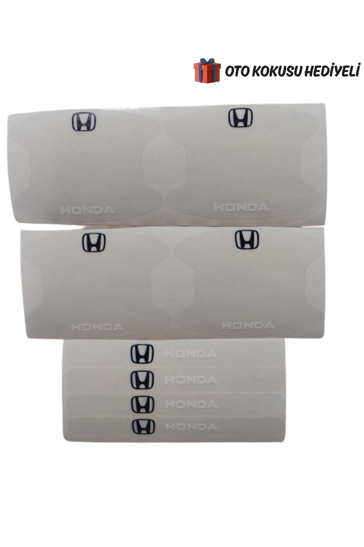 Autowise Honda Marka Logolu Oto Kapı Kolu Çizik Önleyici Yapışkan