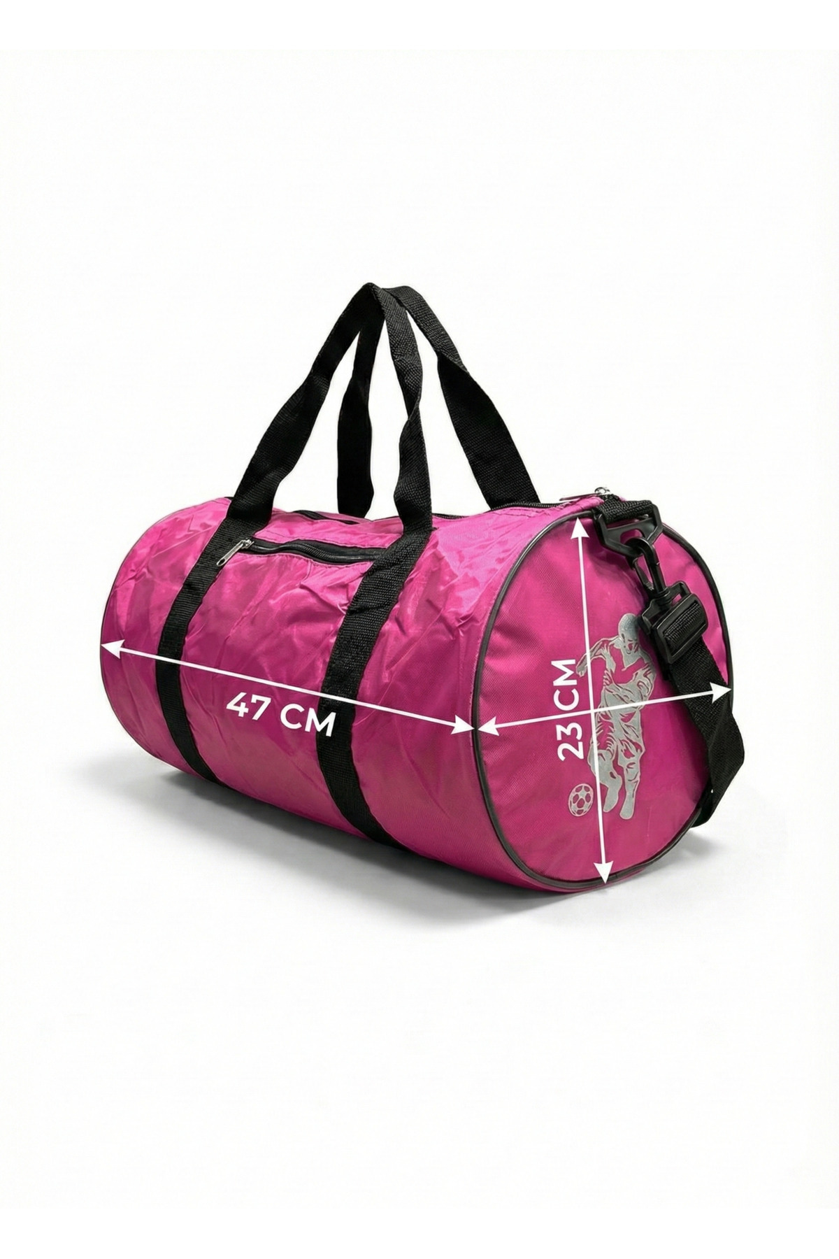 By Sabit  Unisex Geniş Hacimli Seyahat Antrenman Gym Fitness Spor Çantası - Görsel 3